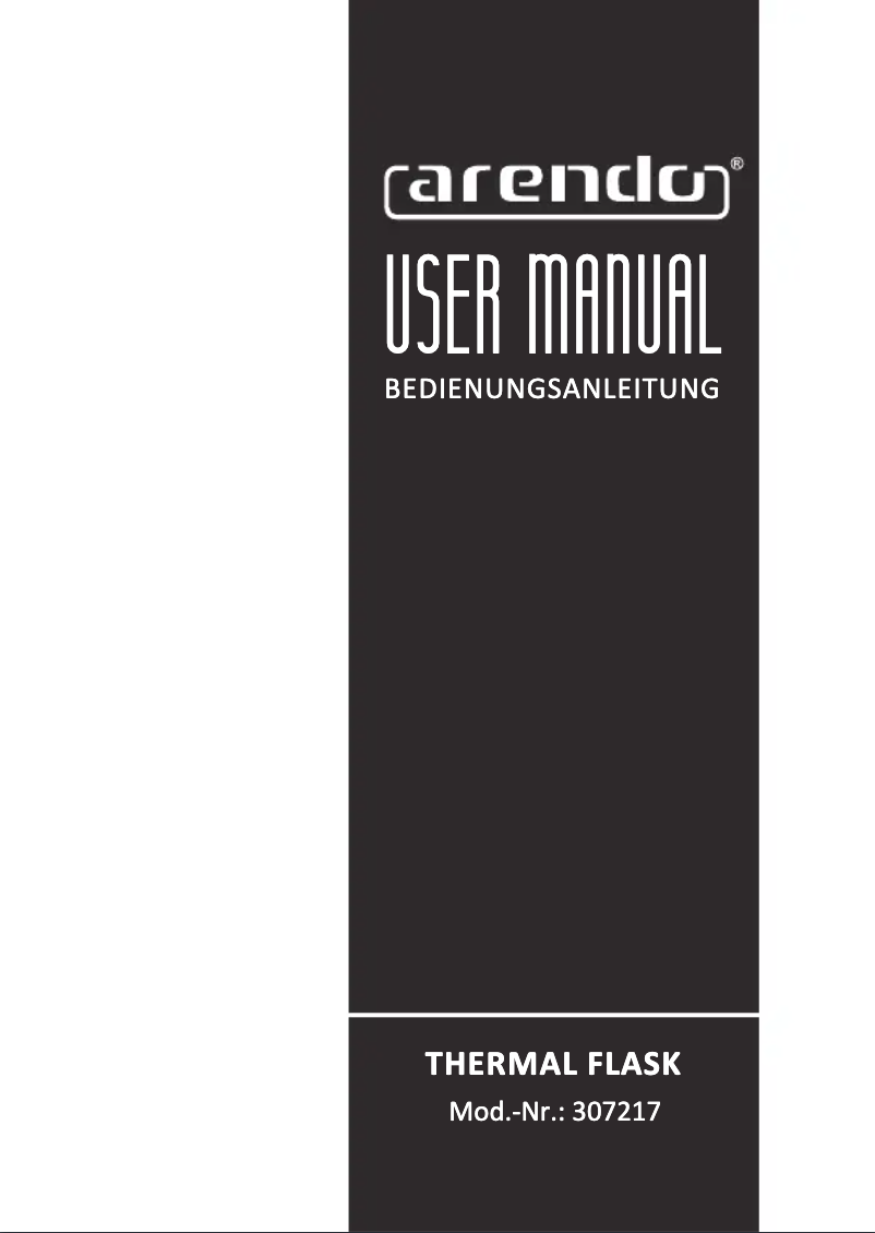 Page 1 of the manual User Manual Arendo 307217