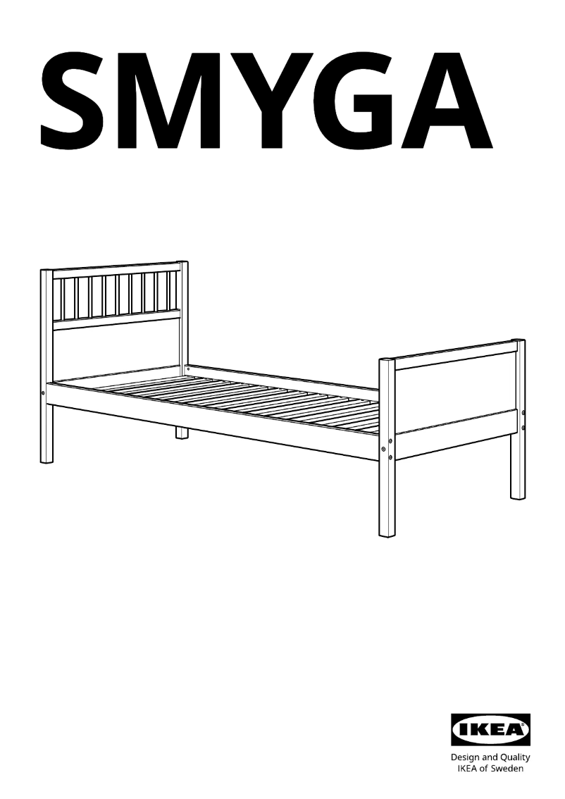 Page 1 of the manual User Manual Ikea SMYGA 004.807.97