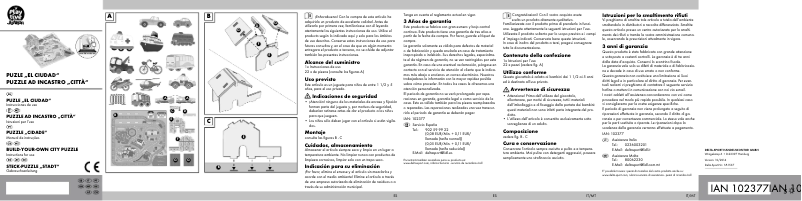 First page image of the manual for IAN 102377