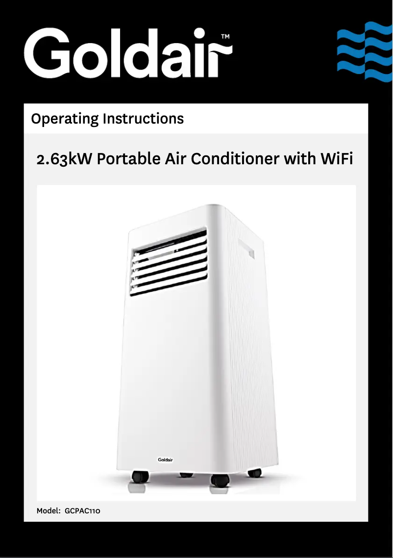 First page image of the manual for GCPAC110