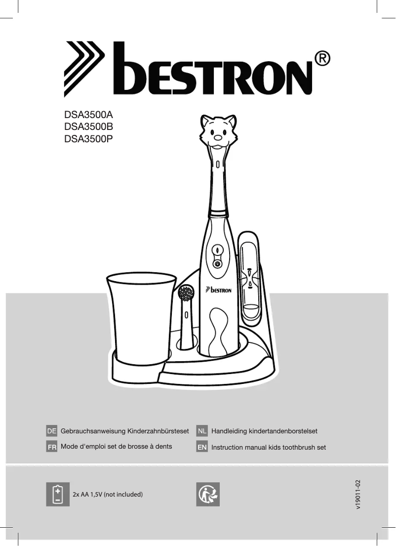 First page image of the manual for Bobby Bear DSA3500B