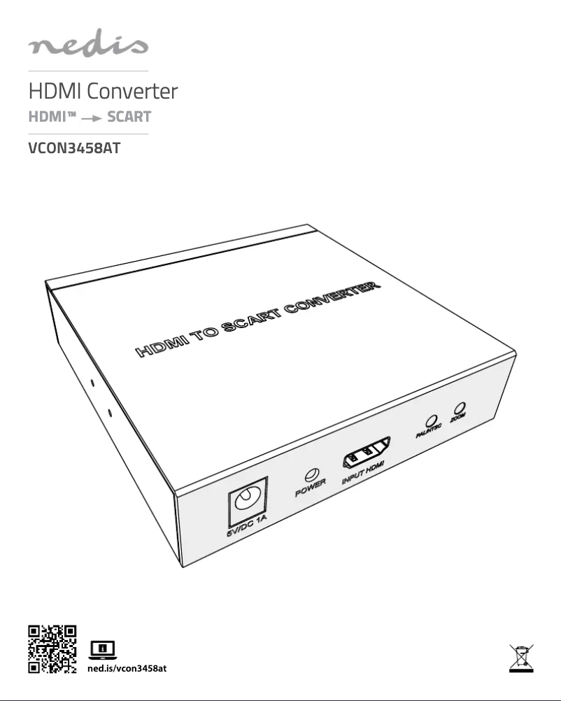 Page 1 of the manual User Manual Nedis VCON3458AT