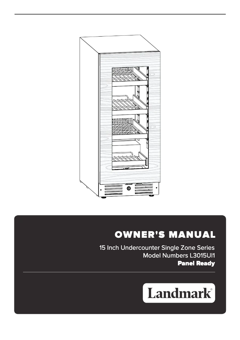 Page 1 of the manual User Manual Landmark L3015UI1WPR-LH