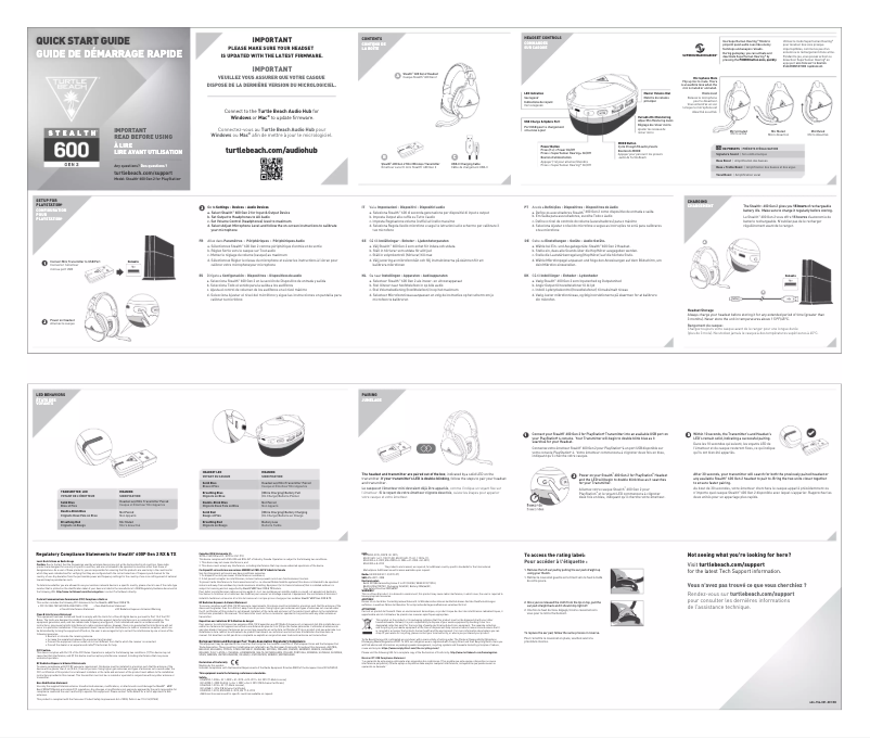 Page 1 of the manual User Manual Turtle Beach Stealth 600 Gen 2