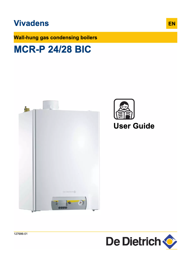 Page 1 of the manual User Manual De Dietrich MCR-P 24/28 BIC