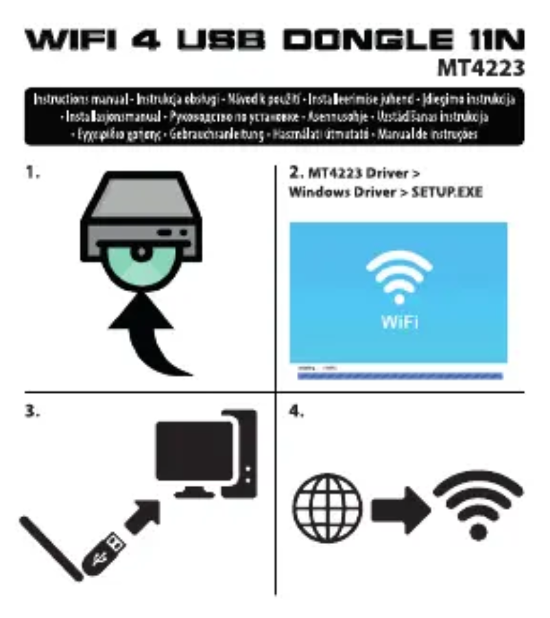 Page 1 de la notice Manuel utilisateur Media-Tech MT4223