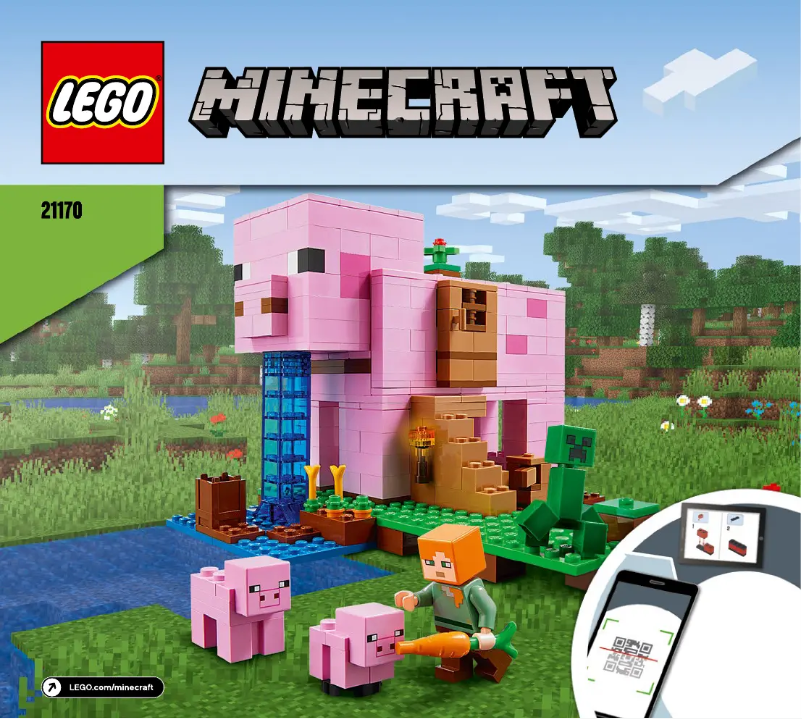 Page 1 of the manual User Manual Lego Minecraft 21170