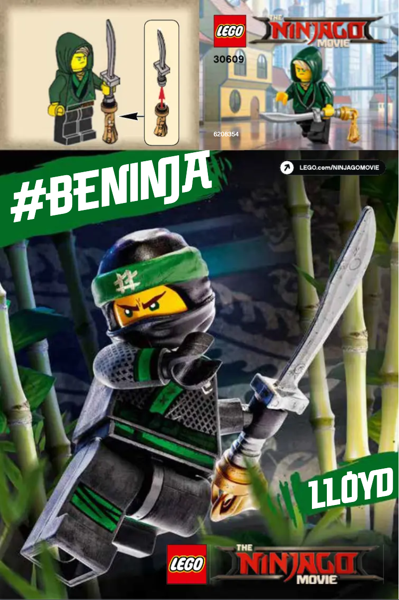 Page 1 of the manual User Manual Lego The Ninjago Movie 30609