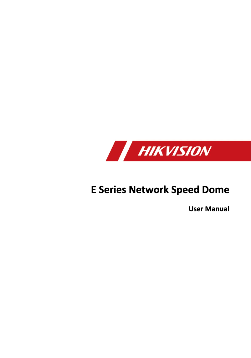 Page 1 of the manual User Manual Hikvision DS-2DE7A232MW-AE(S5)