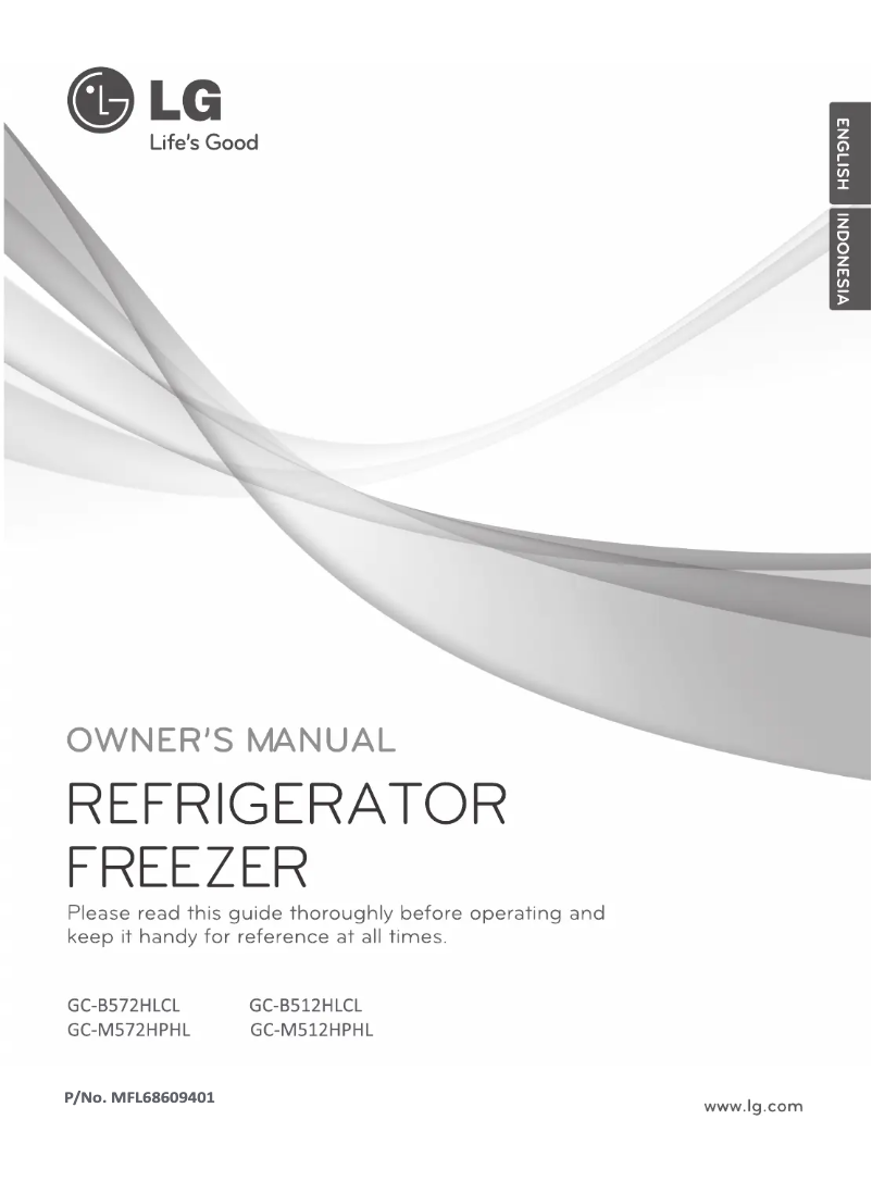Page 1 of the manual User Manual LG GC-B572HLCL
