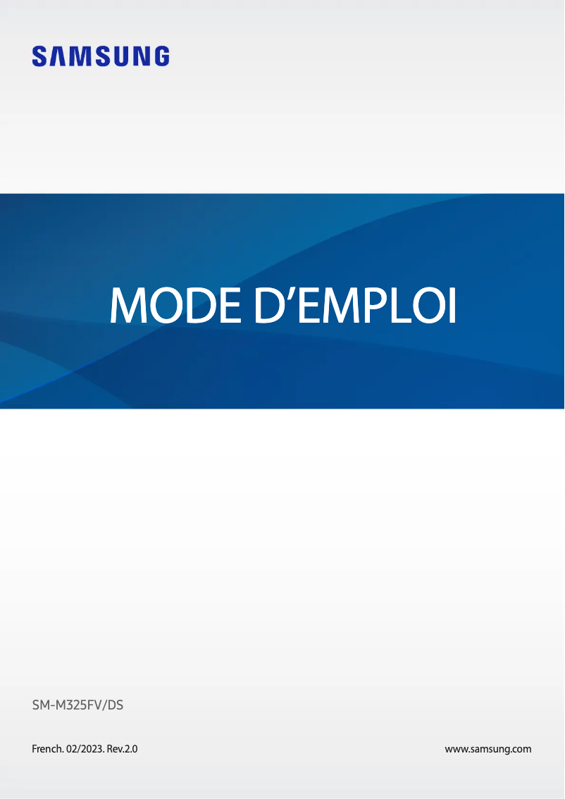 Page 1 of the manual User Manual Samsung Galaxy M32