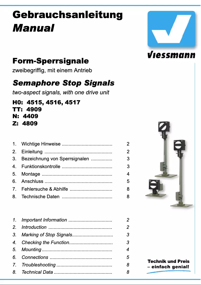 Page 1 of the manual User Manual Viessmann 4516