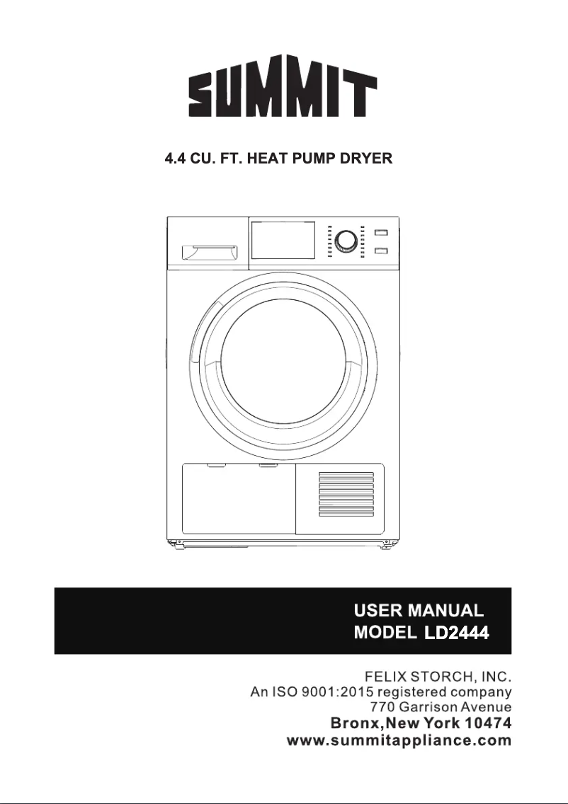 First page image of the manual for LSWD24