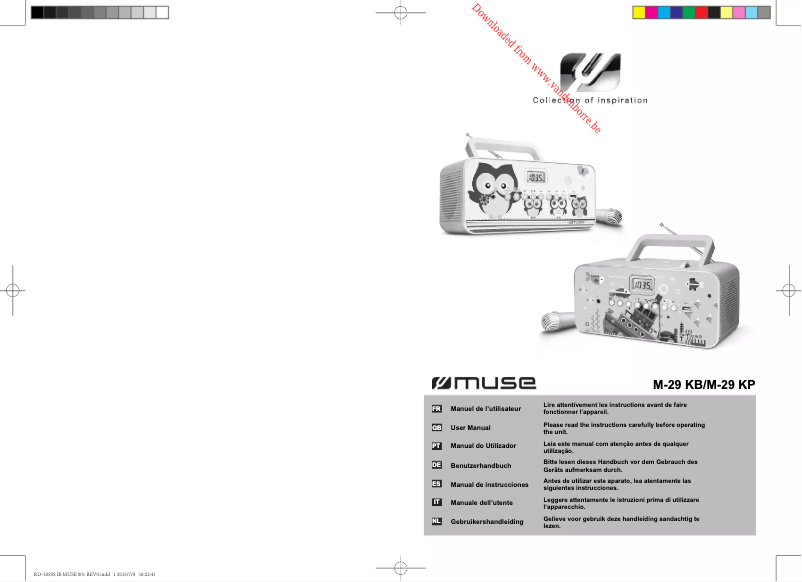 First page image of the manual for M-29 KB