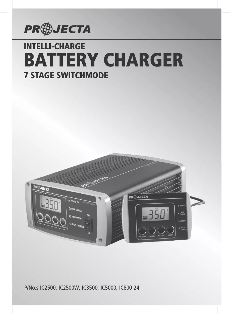 Image de la première page du manuel de l'appareil IC2500