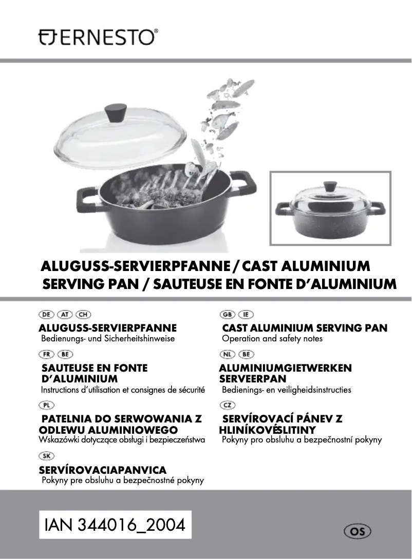 Page 1 of the manual User Manual Ernesto IAN 344016