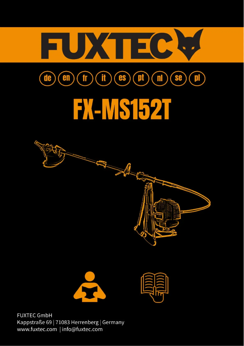 First page image of the manual for FX-MS152T