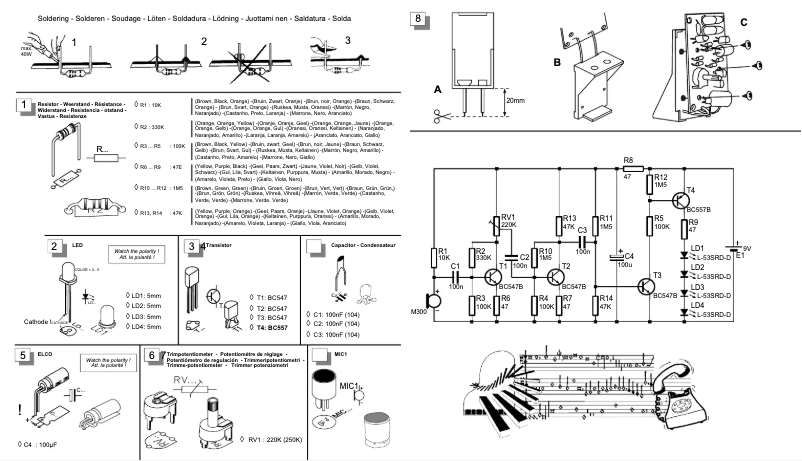 Page 1 of the manual Instruction Manual Velleman MK103