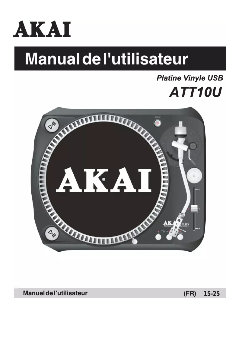 First page image of the manual for ATT10U