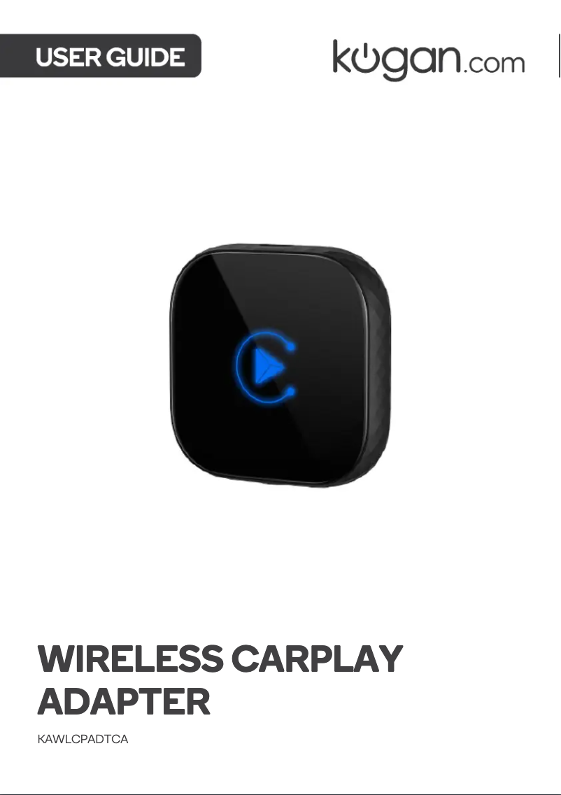 Page 1 of the manual User Manual Kogan KAWLCPADTCA