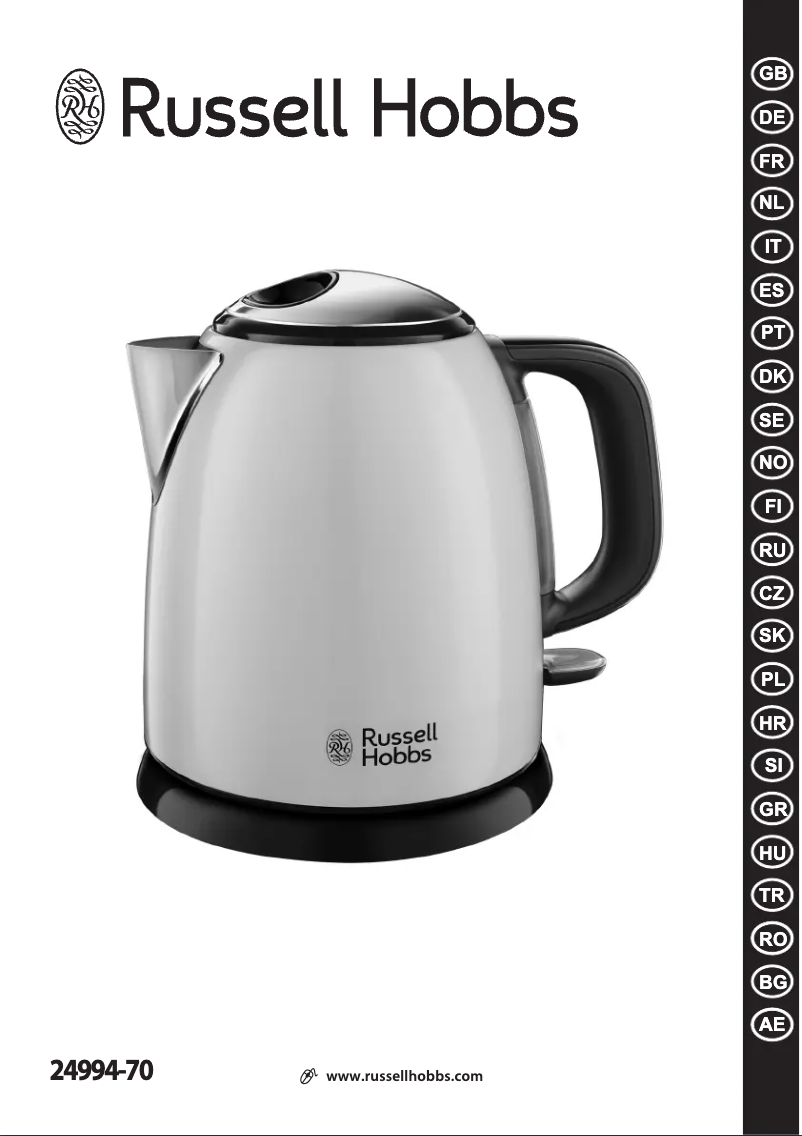 Page 1 de la notice Manuel utilisateur Russell Hobbs 24994-70