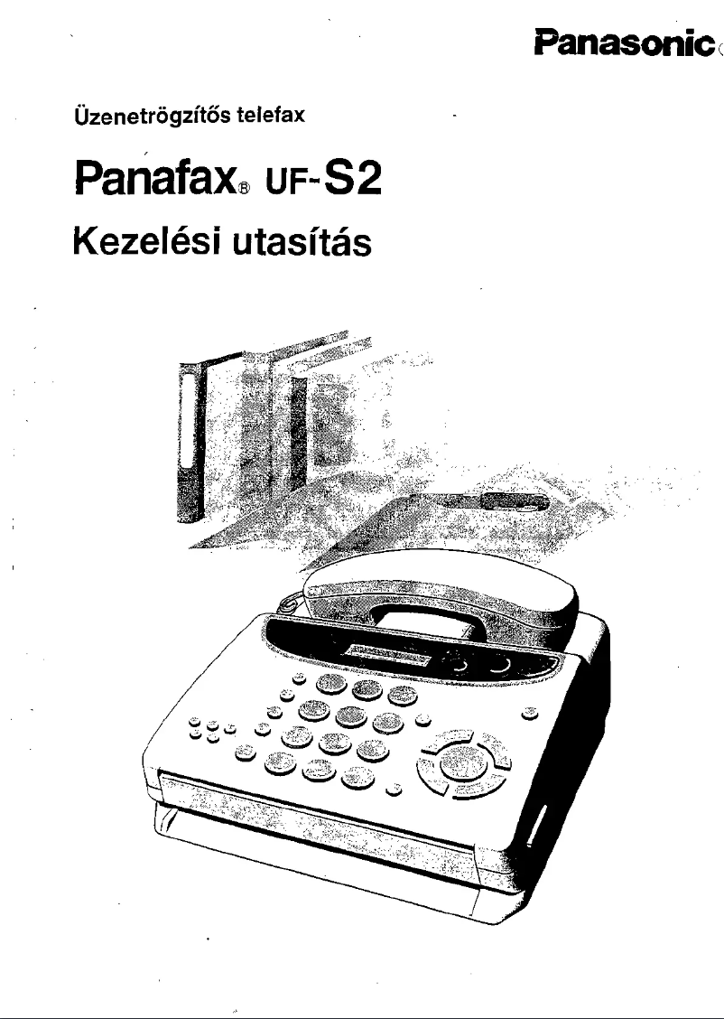 First page image of the manual for Panafax UF-S2
