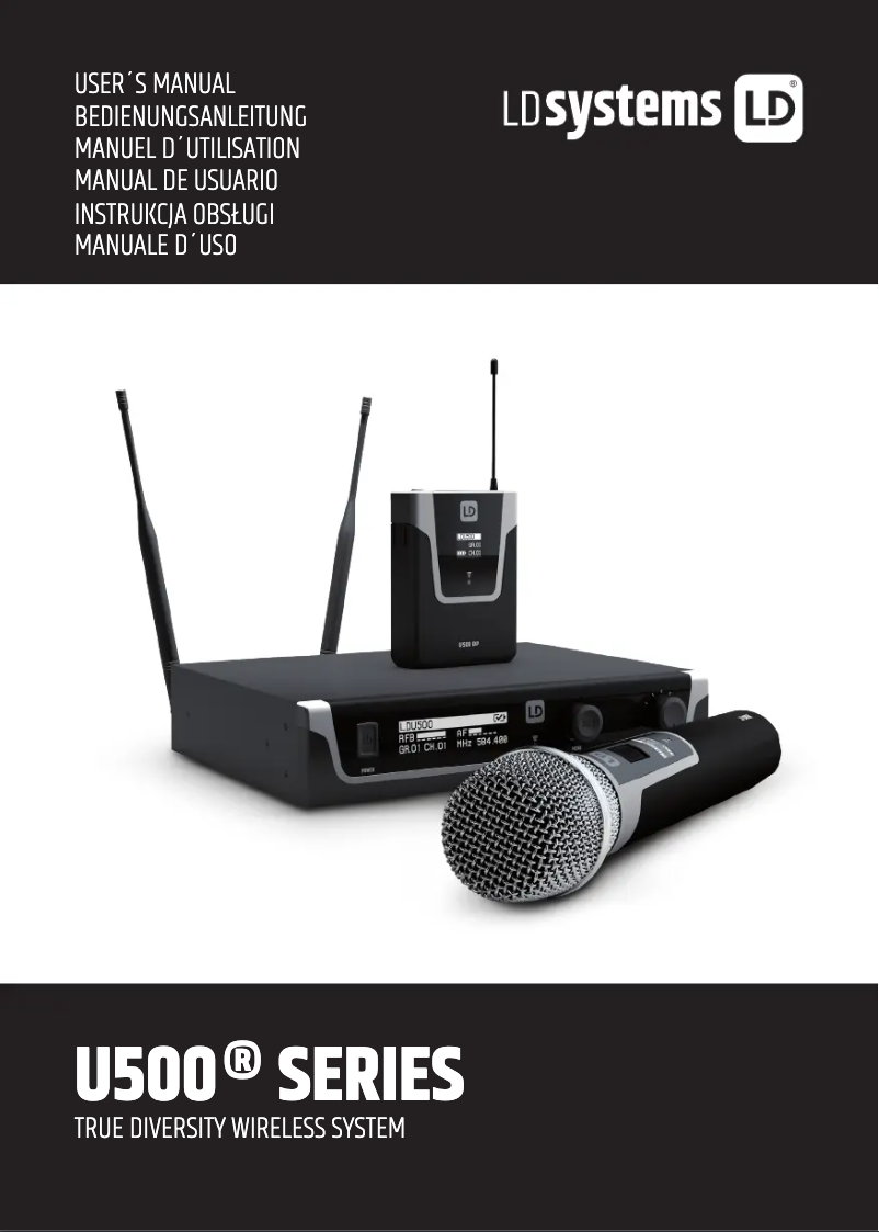 First page image of the manual for U506 UK BP