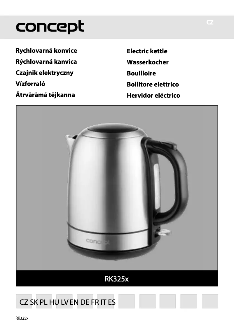 First page image of the manual for RK3250