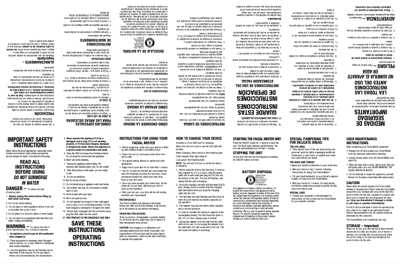 First page image of the manual for FM01