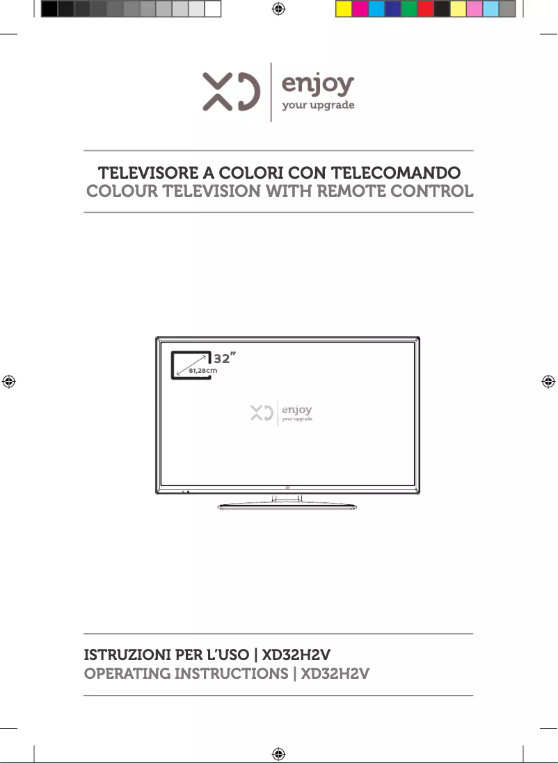 First page image of the manual for 32H2V