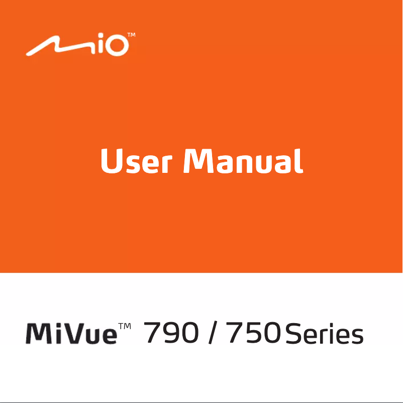 Page 1 of the manual User Manual Mio MiVue 792