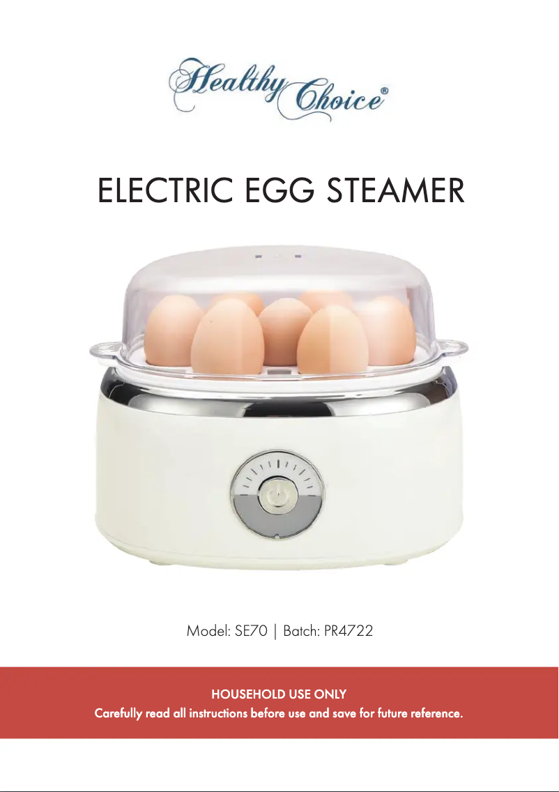 First page image of the manual for SE70