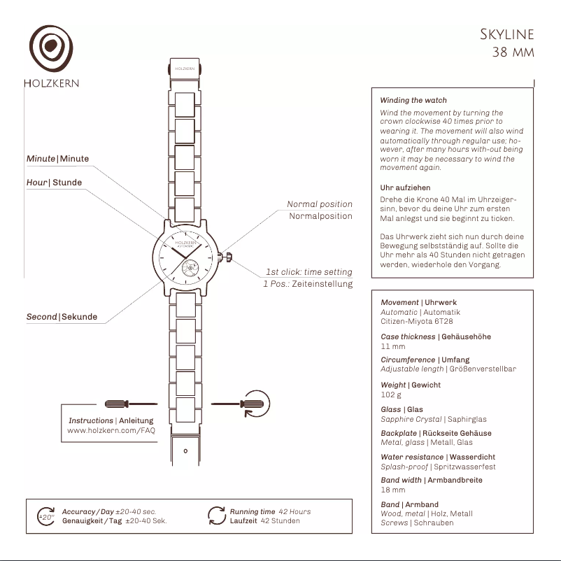 First page image of the manual for Mailand