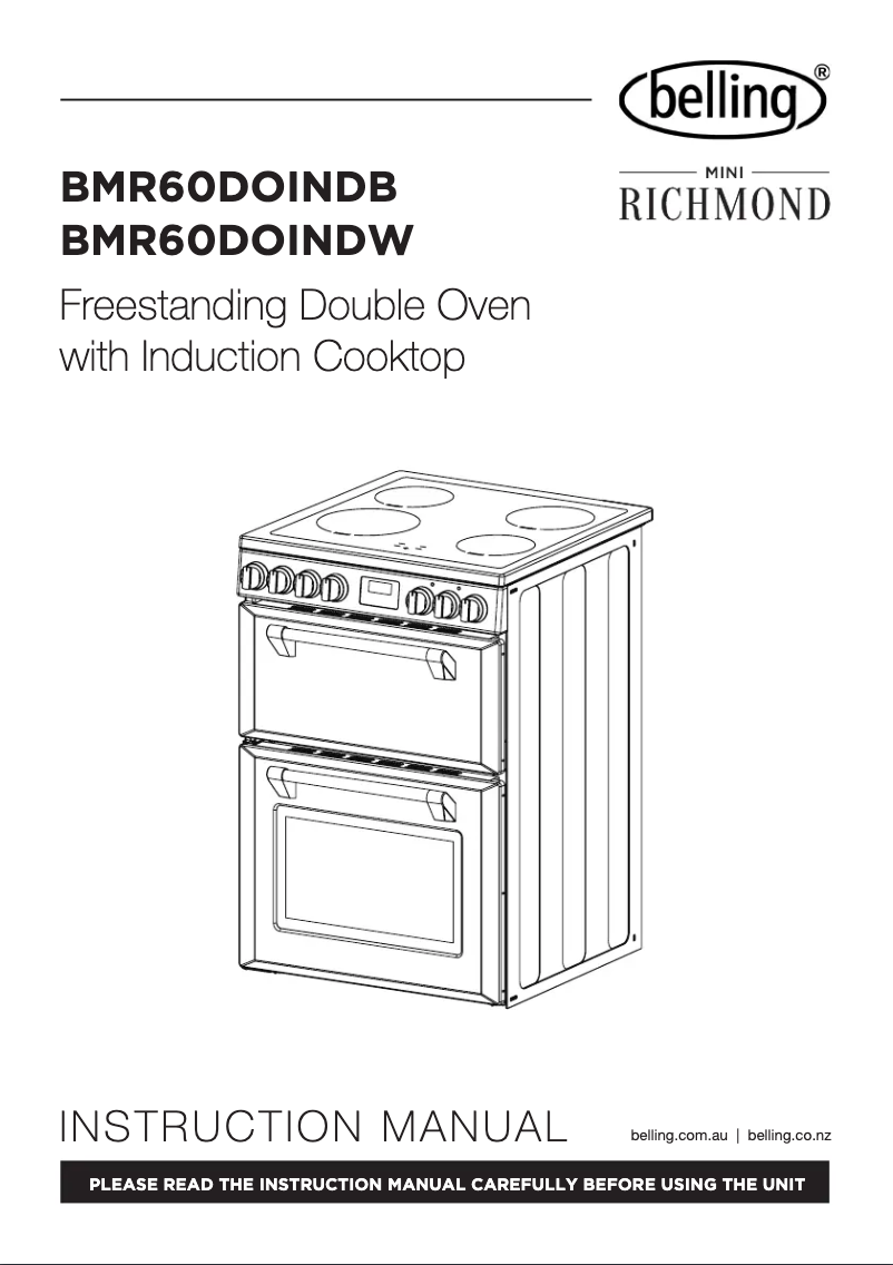 First page image of the manual for BMR60DOINDW