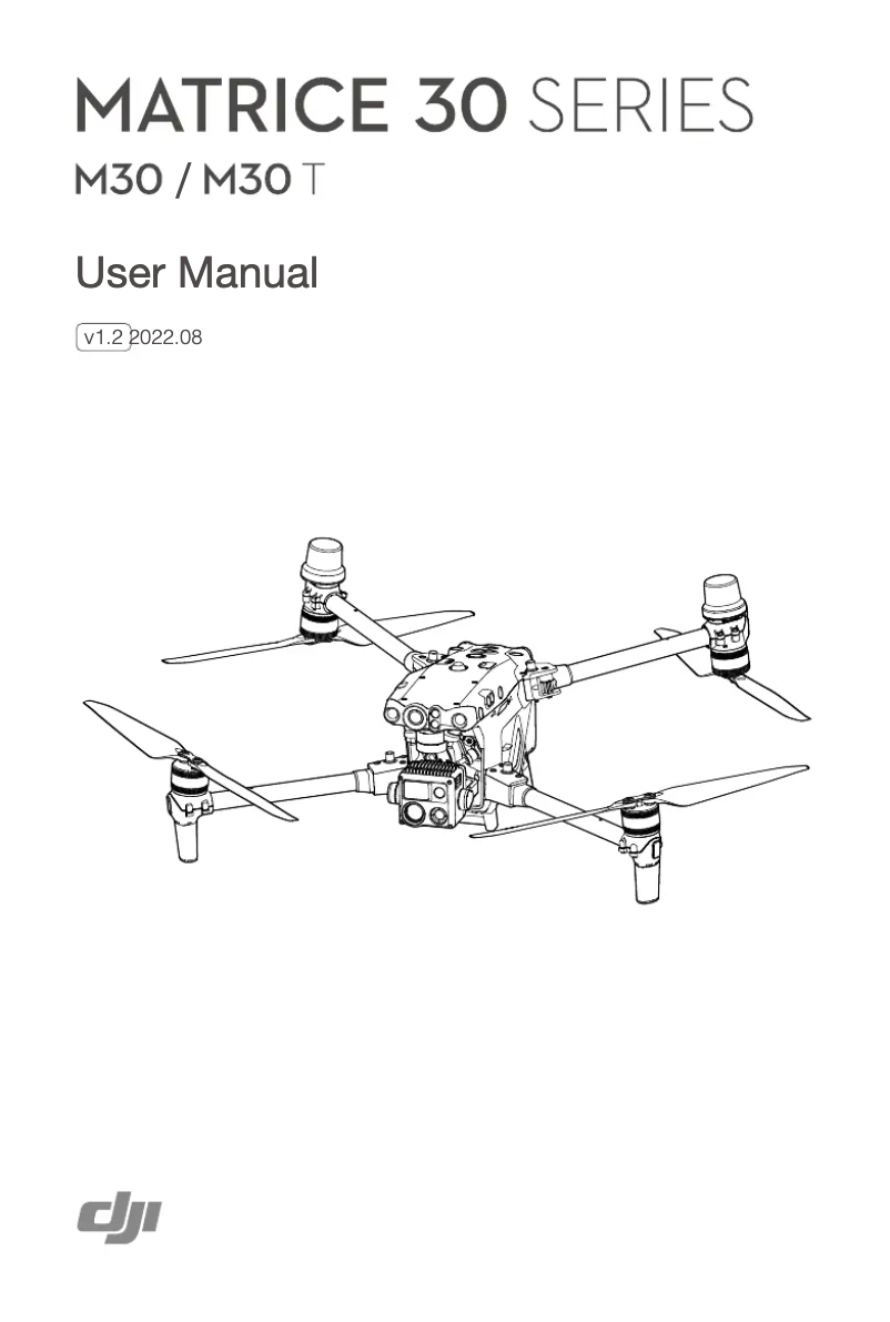 Page 1 of the manual User Manual DJI Matrice 30T