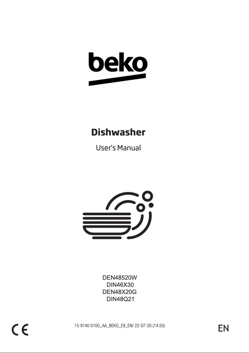 Page 1 of the manual User Manual Beko DIN46X30