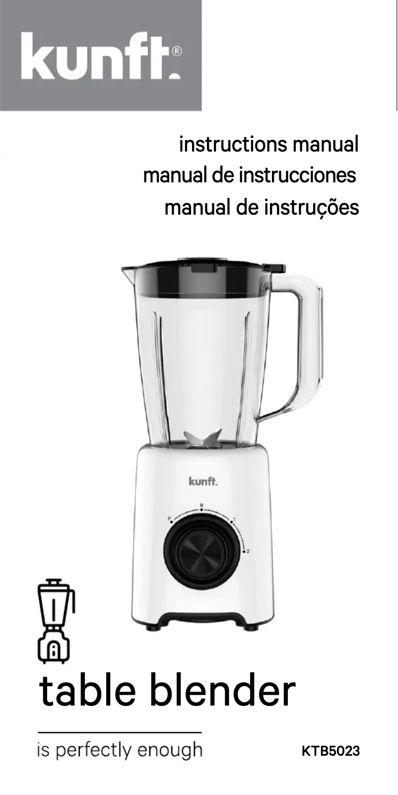 Image de la première page du manuel de l'appareil KTB5023