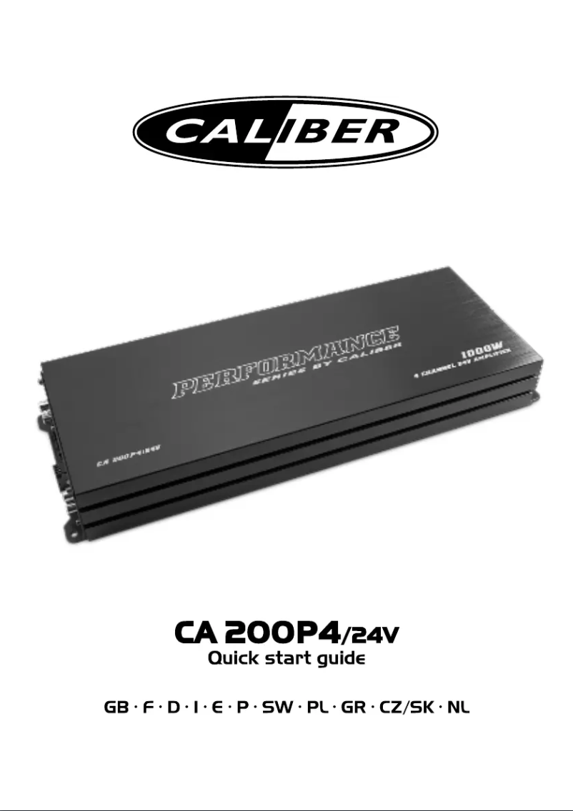 First page image of the manual for CA200P4/24V