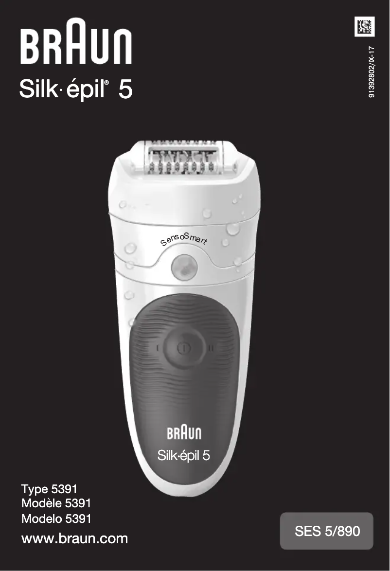 First page image of the manual for Silk-epil 5 5280