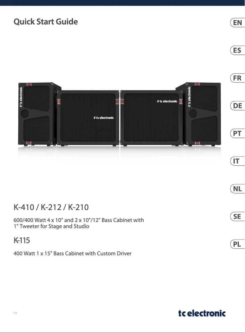 First page image of the manual for K-115