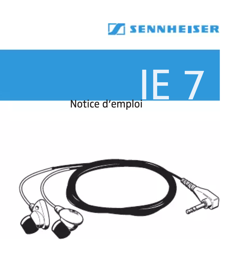 First page image of the manual for IE 7
