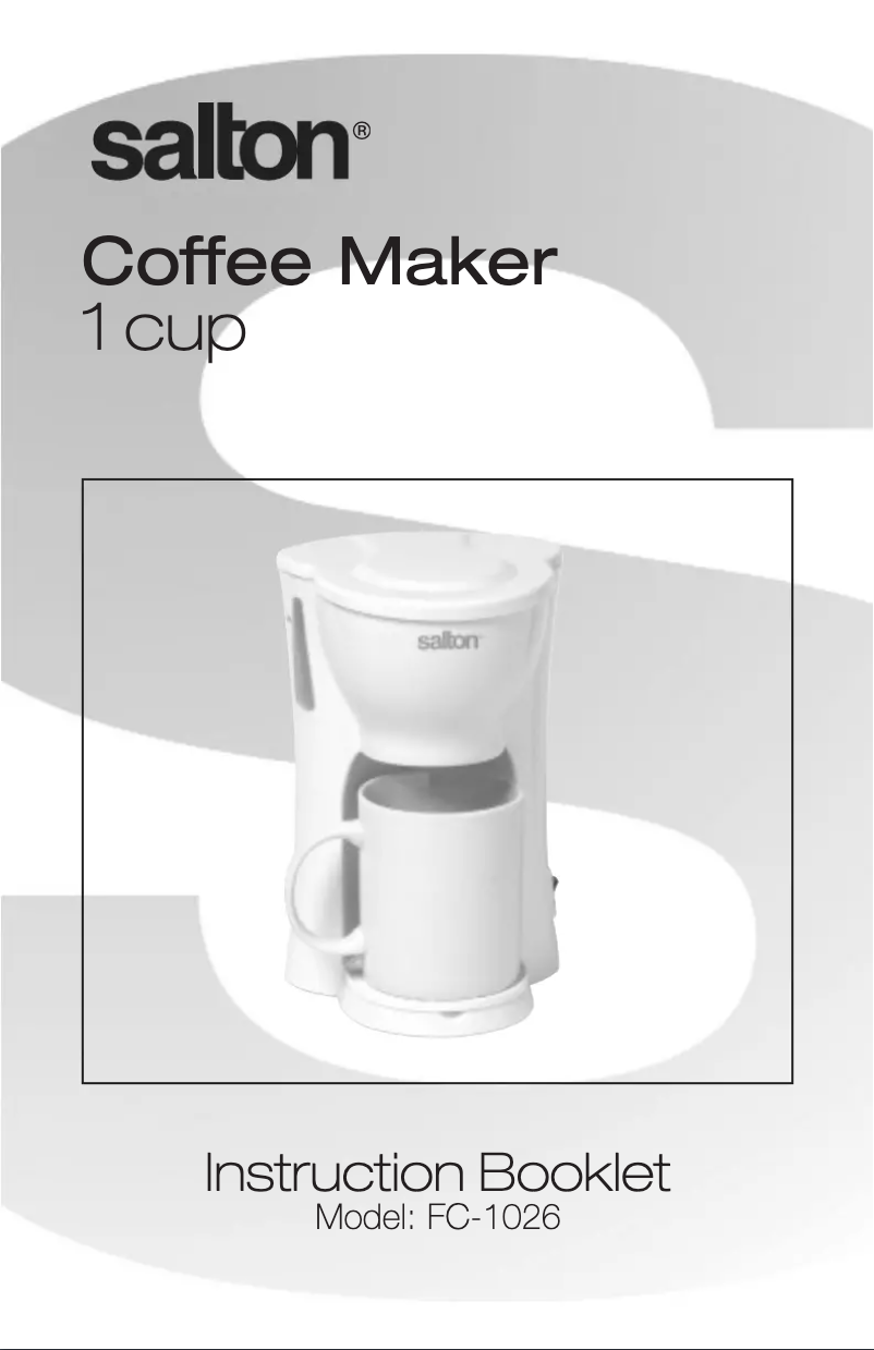 First page image of the manual for FC1026