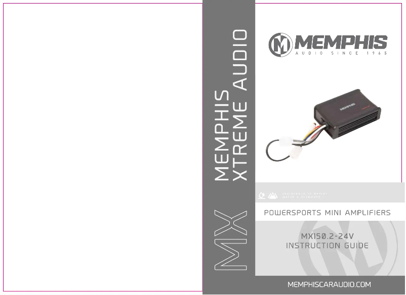 First page image of the manual for MX150.2-24V