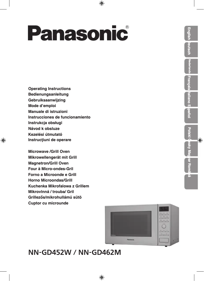 Page 1 of the manual User Manual Panasonic NN-GD462M