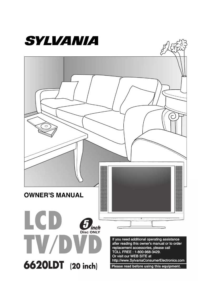 First page image of the manual for 6620LDT