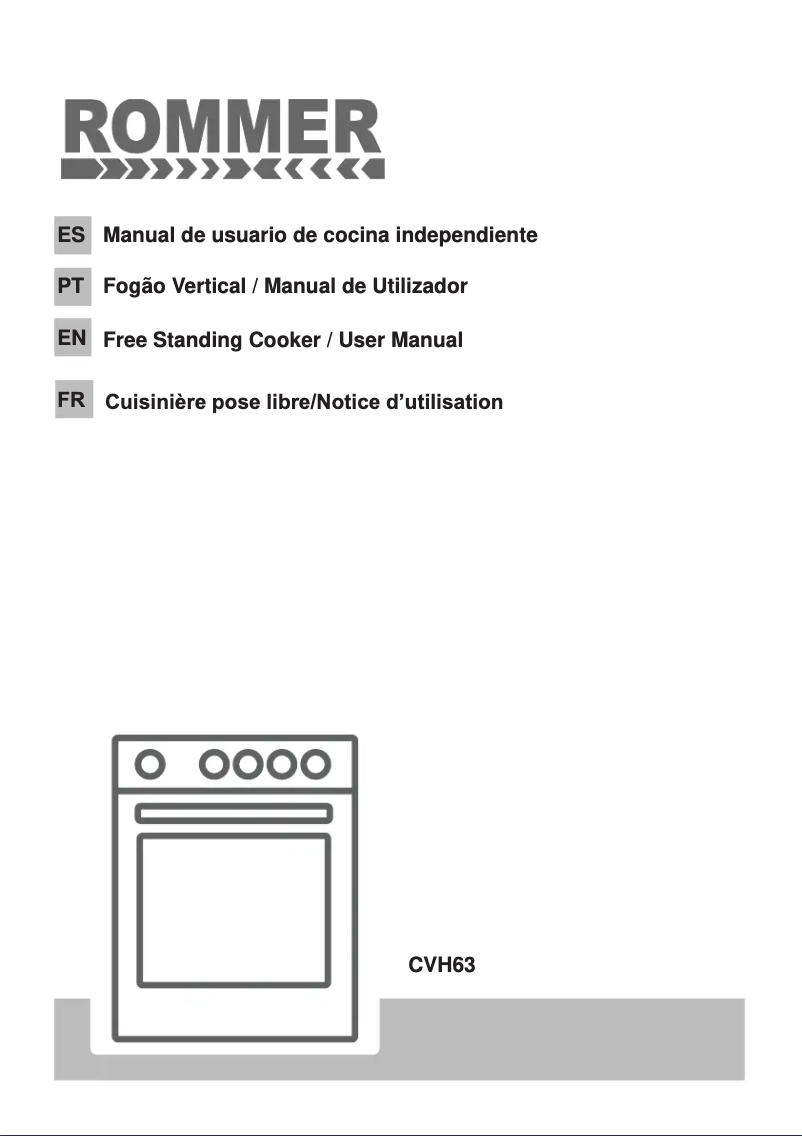 Page 1 of the manual User Manual Rommer CVH 63