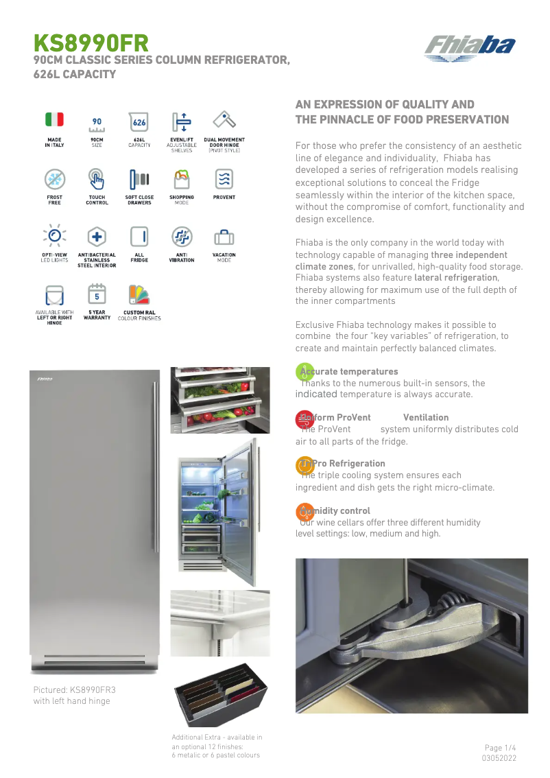 First page image of the manual for KS8990FR3A