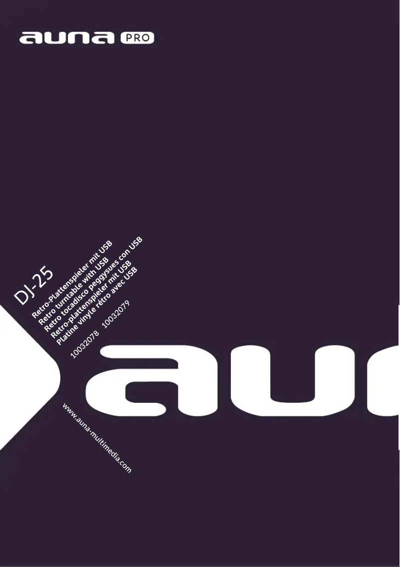 Page 1 of the manual User Manual Resident DJ DJ-25