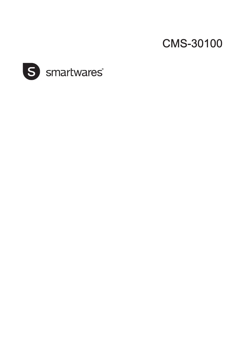 Page 1 of the manual User Manual Smartwares CMS-30100
