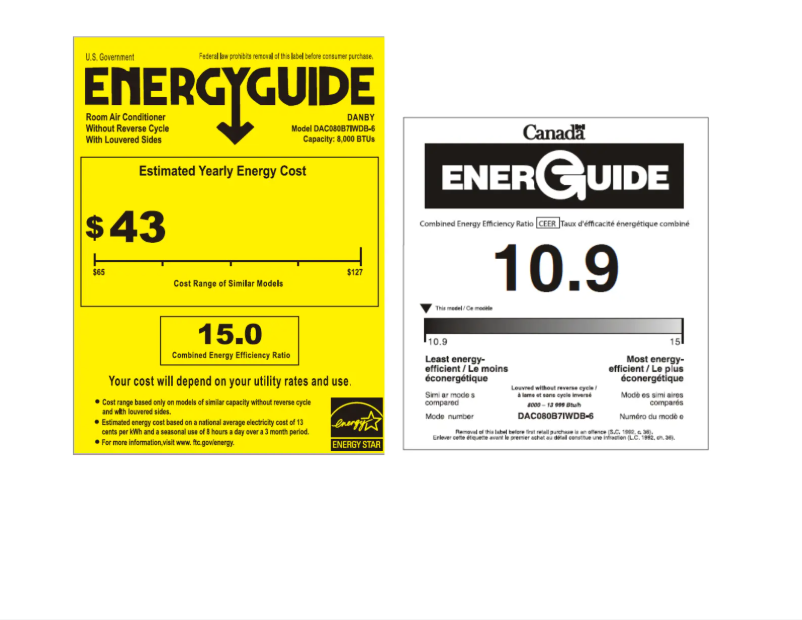 First page image of the manual for DAC080B7IWDB-6